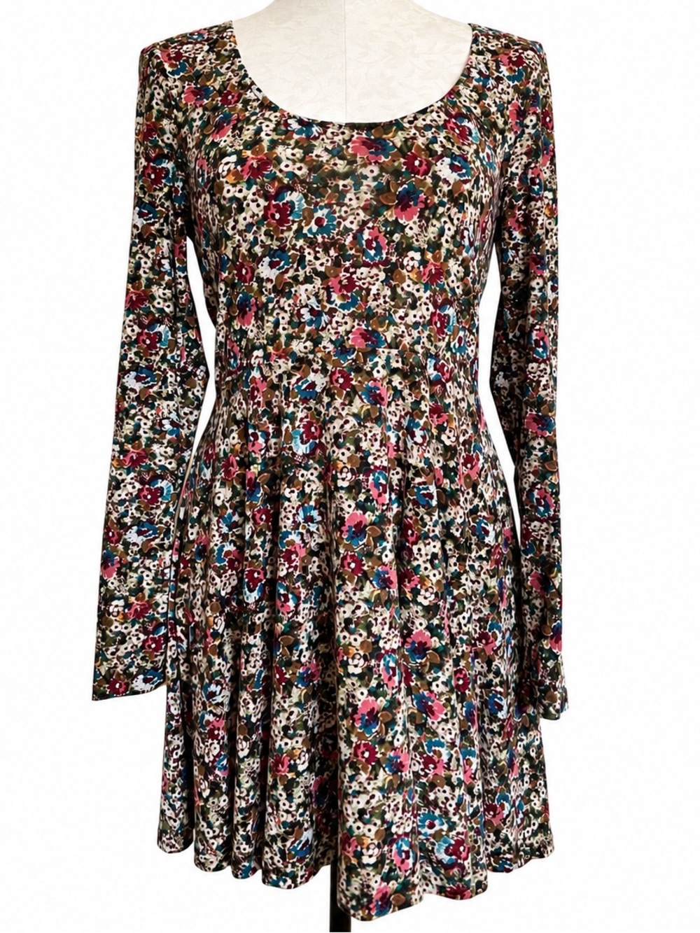 Show Me Your Mumu Long Sleeve Floral Mini Dress Size Small